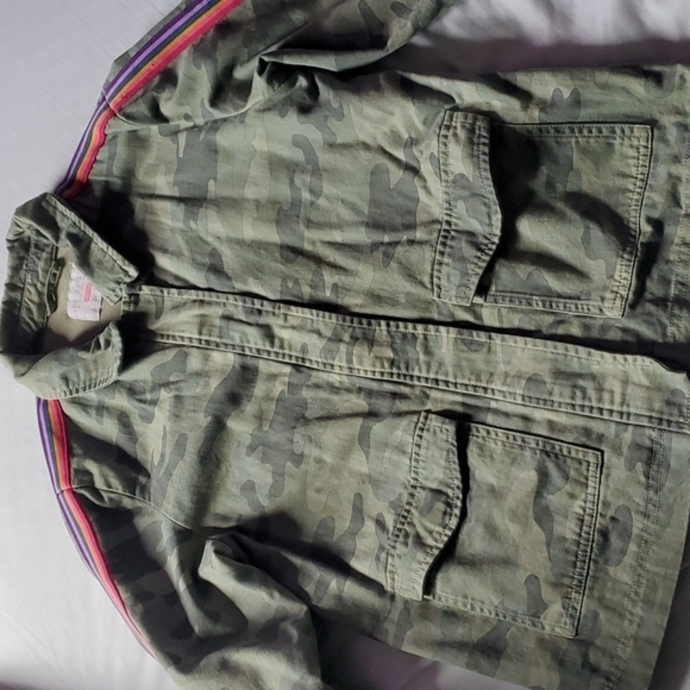 The children's place Army jacket rainbow‎ 🌈